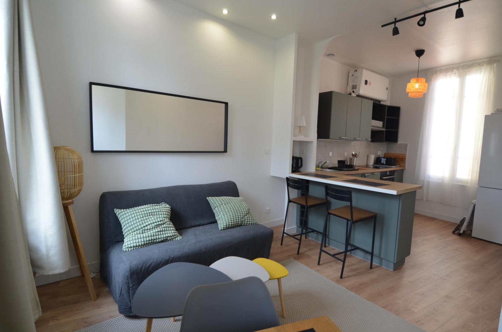 ניס Californie - Superbe Appartement Proche Mer, Aeroport Et Tramway מראה חיצוני תמונה